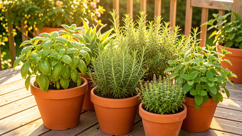 Kitchen herb garden