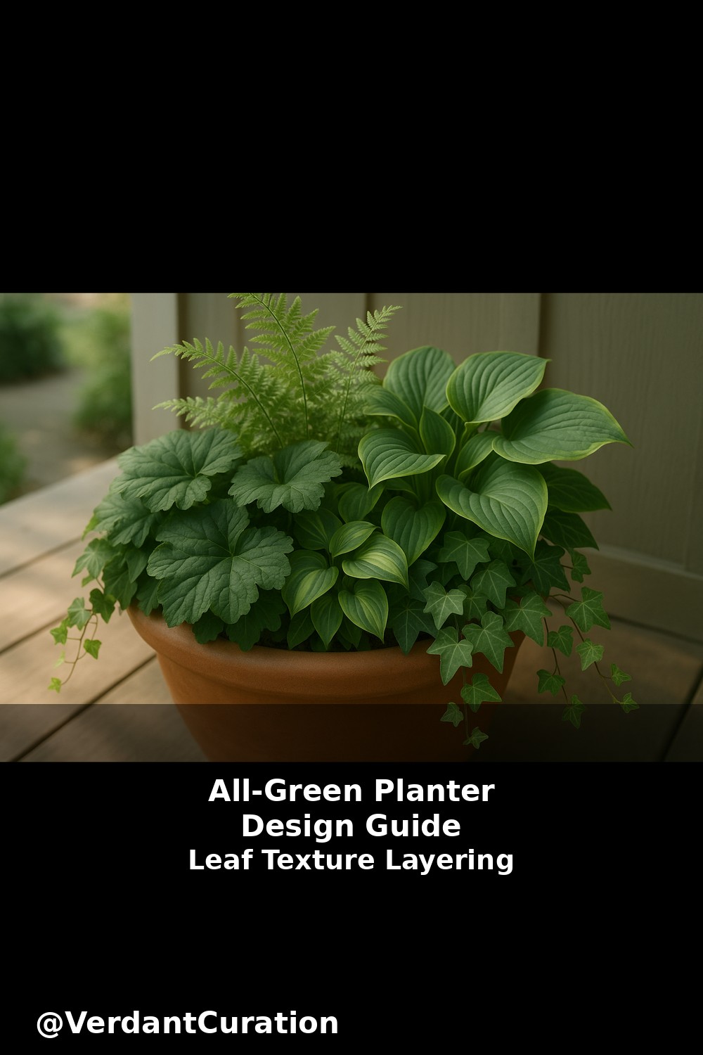 Lush green foliage arrangement