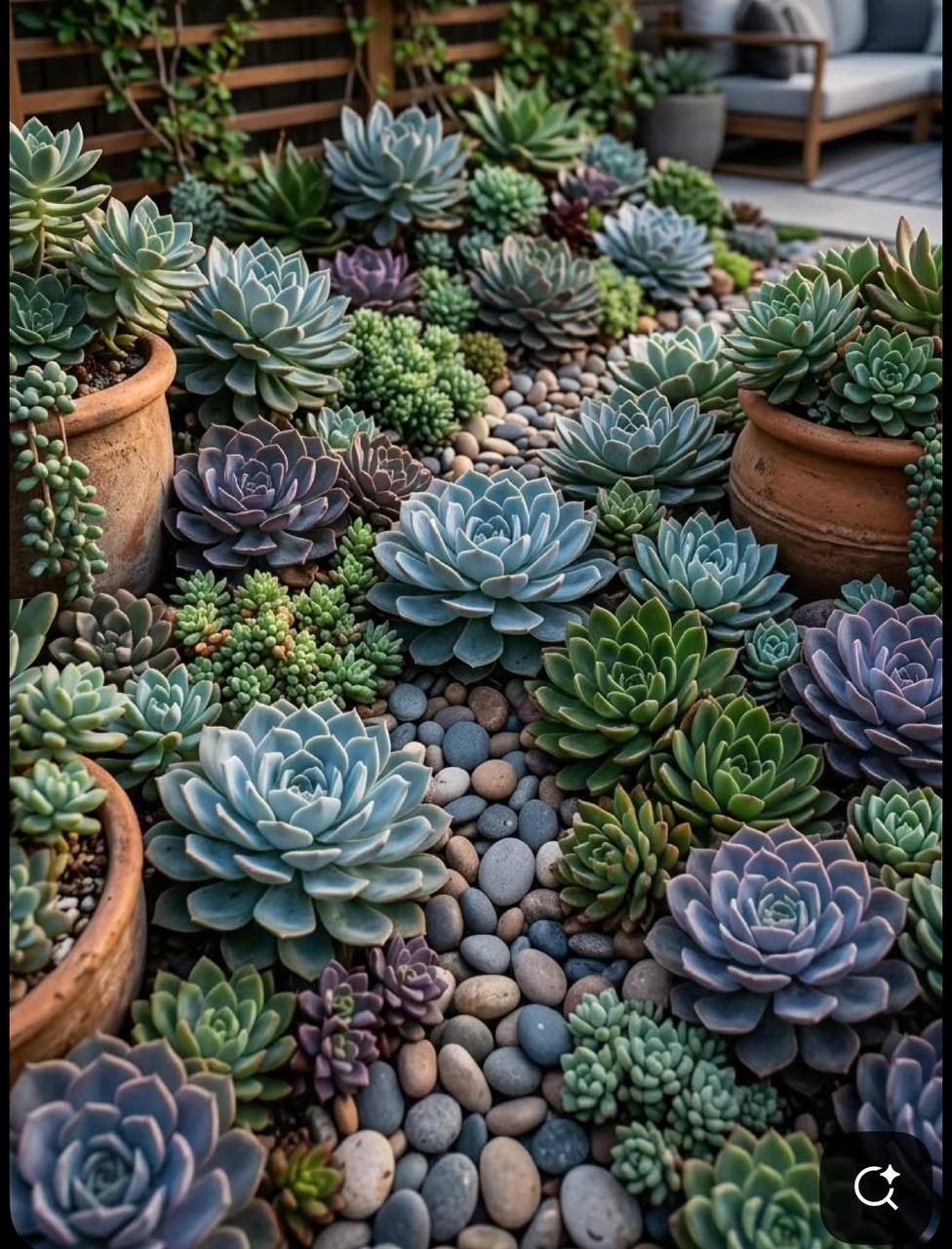 Succulent and cacti arrangement